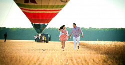 Романтический полёт на воздушном шаре